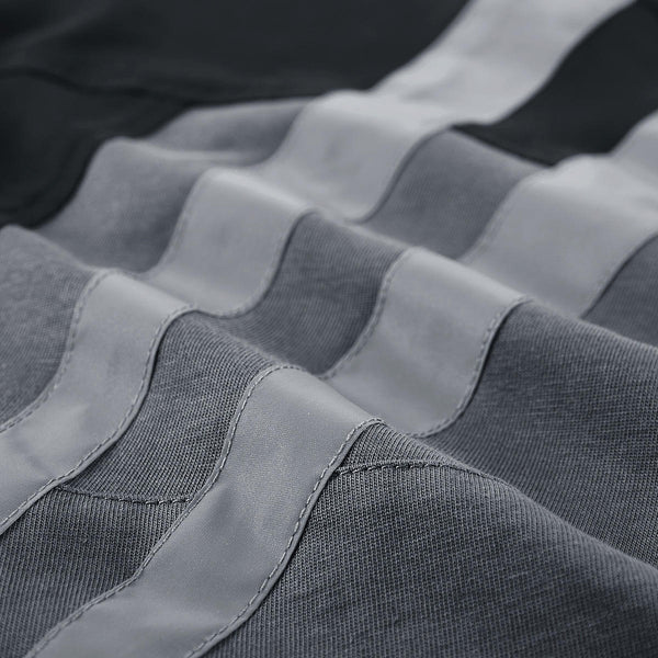 Playera Deportiva Reflectante con Franjas para Hombre