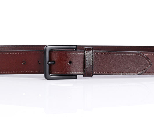 Cinturón de Cuero para Hombre Hebilla Simple Elegante - Image 18