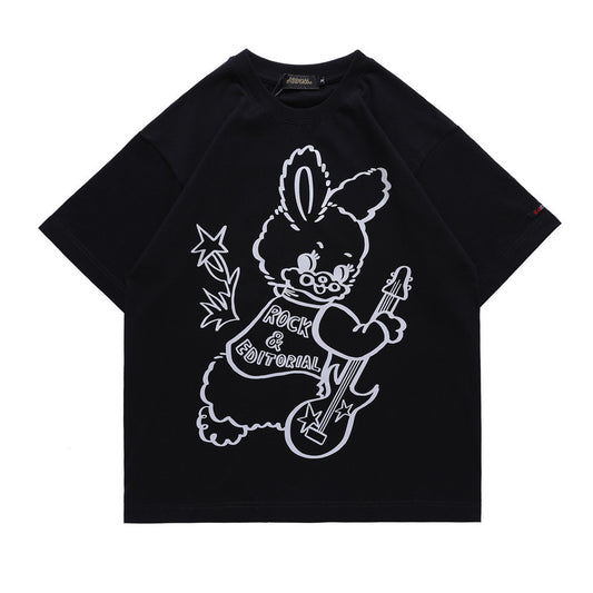 Playera para Hombre con Parche de Transferencia Térmica Infantil