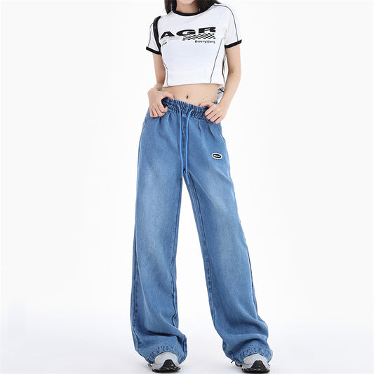 Jeans Anchos de Tencel y Seda Fría - Comodidad Ultraligera