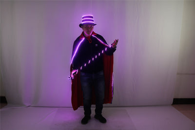 Capa LED Brillante para Cosplay, Jazz y Danzas Mágicas - Image 11