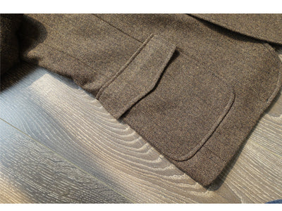 Chaqueta de Trabajo Tweed Vintage Americana Peso Pesado Espiga - Image 14