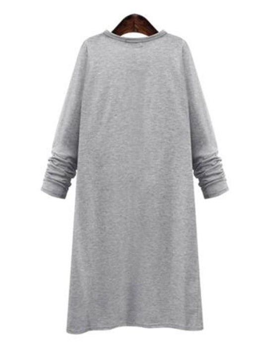 Cardigan Trench Largo de Punto para Mujer - Image 8