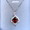 Natural Burgundy Gemstone Mozambique Garnet Pendant Female 6 Estilo
