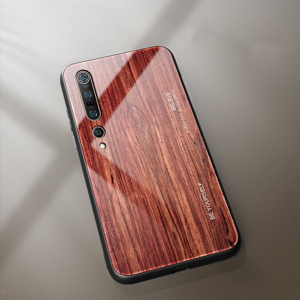 Funda para teléfono con diseño veta de madera