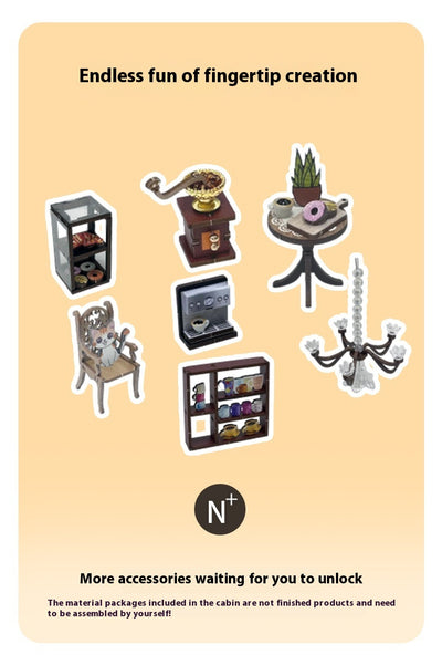 Maqueta de Café Miniatura en Madera - Image 8