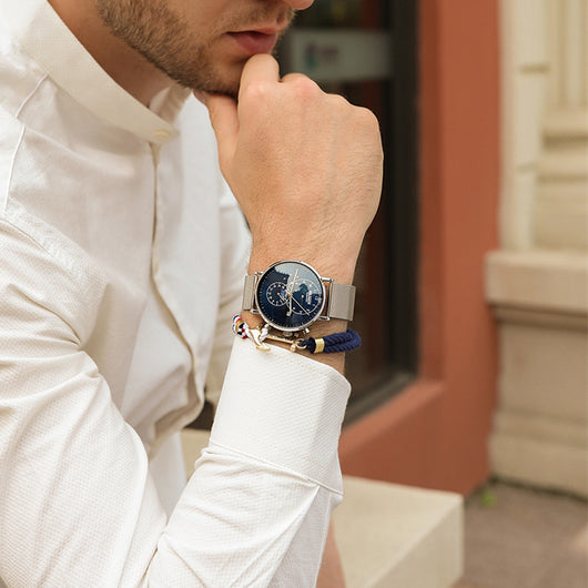 Reloj Mecánico Automático Resistente al Agua con Esfera Grande para Hombre - Image 5