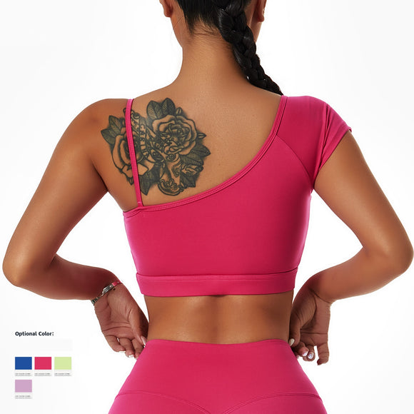 Conjunto Esportivo Feminino Yoga e Ciclismo com Top Esportivo Ombro a Ombro