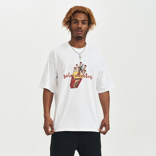 Camiseta de Algodón Manga Corta con Estilo Personalidad para Hombre - Image 2
