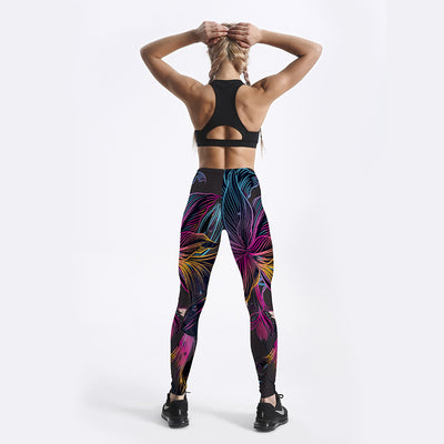 Leggings Deportivos de Flores y Pétalos para Mujer - Image 9