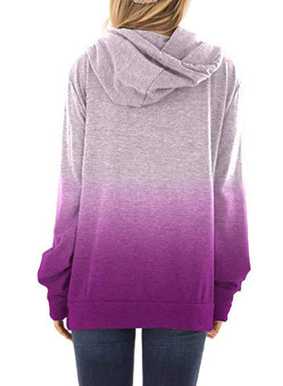 Sudaderas bicolores de moda para mujer - Image 12