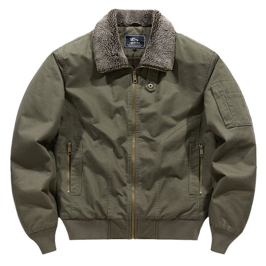 Abrigo Oversize Forrado en Polar para Hombre Talla Grande - Image 5