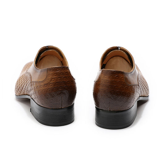 Zapatos de Cuero Artesanales Estilo Británico para Hombre - Image 14
