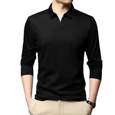 Camisa Casual de Algodón Puro para Hombre - Manga Larga Clásica - Image 4