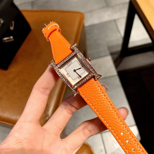 Reloj de Dama con Diamantes y Movimiento de Cuarzo - Image 10