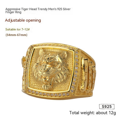 Anillo del Zodiaco Chino Tigre - Estilo Étnico - Image 4