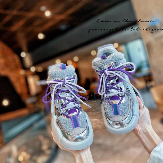 Zapatillas Deportivas Casuales en Cuero y Lana - Estilo Moderno - Image 5