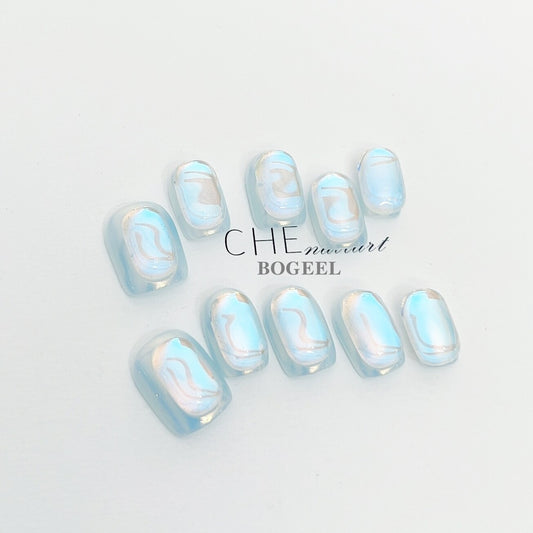 Armadura Personalizada Ice Blue - Diseño Artesanal