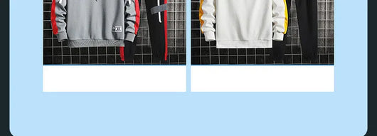 Suéter Deportivo Casual de Cuello Redondo con Bloques de Color - Image 13