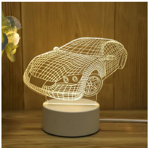 Lámpara LED 3D Acrílica USB Neon - Decoración Luminosa para Hogar - Image 12