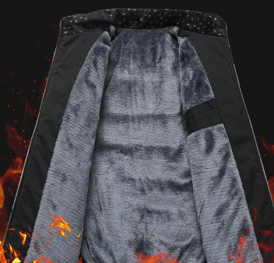 Chaqueta Acolchada de Algodón con Forro Polar para Hombre - Image 9