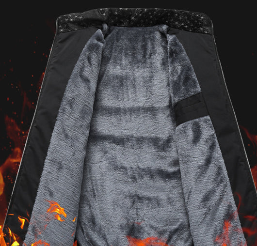 Chaqueta Acolchada de Algodón con Forro Polar para Hombre - Image 9