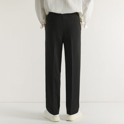 Pantalón de Traje Recto Casual Holgado para Hombre