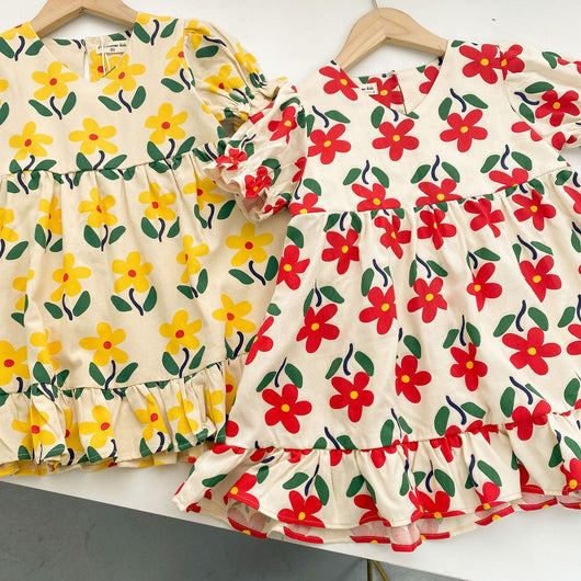 Vestido Infantil de Verano con Estampado Floral - Image 18
