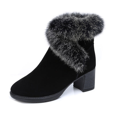 Botas de Nieve para Mujer con Forro de Conejo y Plantilla Térmica - Image 14