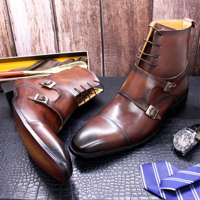 Botas Altas de Cuero Genuino para Hombre - Estilo Premium - Image 2