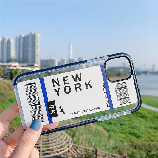 Funda iPhone 11 Silicona Antigolpes Diseño Cartoon Ticket Doble Color - Image 13