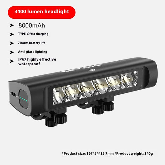 Linterna LED para Bicicleta de Montaña y Ruta con Diseño Moderno - Image 6