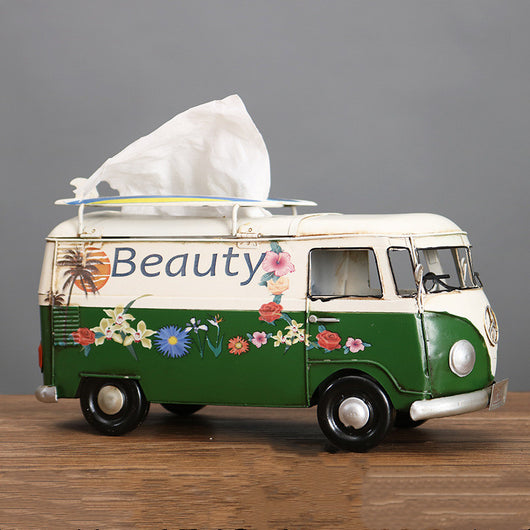 Organizador de Pañuelos Autobús Floral Retro - Decoración del Hogar - Image 10