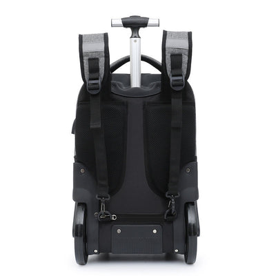 Mochila Escolar Trolley Multifuncional de Gran Capacidad con Ruedas y Escaleras - Image 6