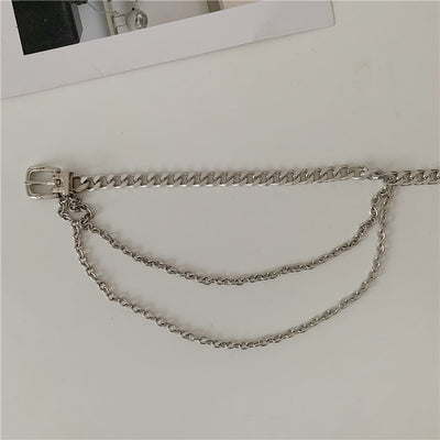 Cinturón Metálico Decorativo para Mujer - Cadena de Cintura Elegante para Jeans y Vestidos - Image 4