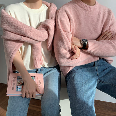 Suéter Escote Redondo para Hombre - Tendencia Invierno Básico