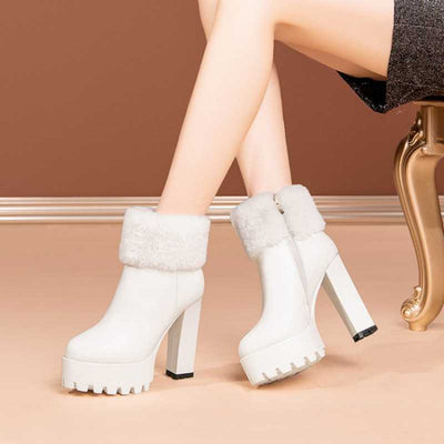 Botas Cómodas de Cuero Suave para Mujer - Image 11