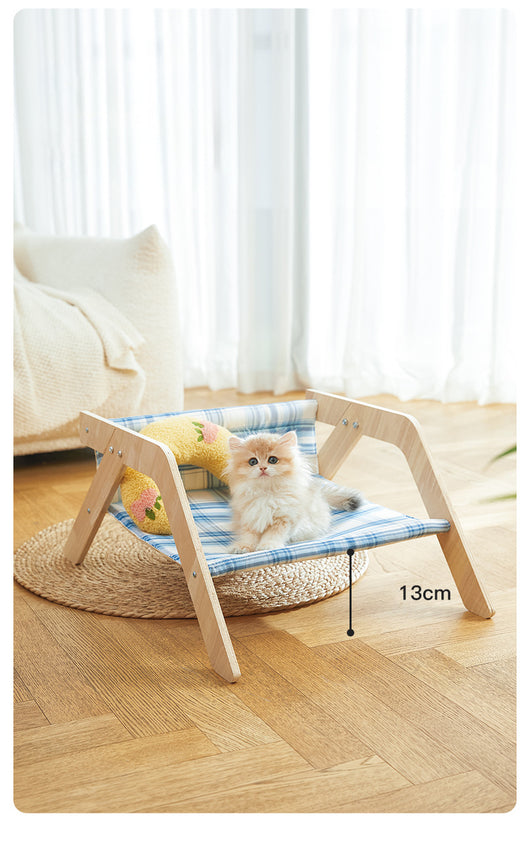 Cama Elevada para Gatos con Hamaca de Playa - Nido de Descanso Confortable - Image 10