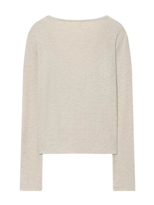 Blusa Base Layer Efecto Dos Piezas con Encaje - Image 4