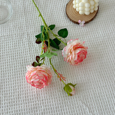 Flores Artificiales de Peonía y Rosa Premium para Decoración del Hogar - Image 7