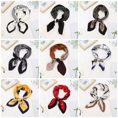 Pañuelo de Seda 70x70 Estilo Coreano - Versátil y Elegante - Image 26