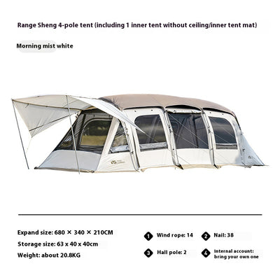 Carpa Túnel Portátil Plegable para Camping - Image 2