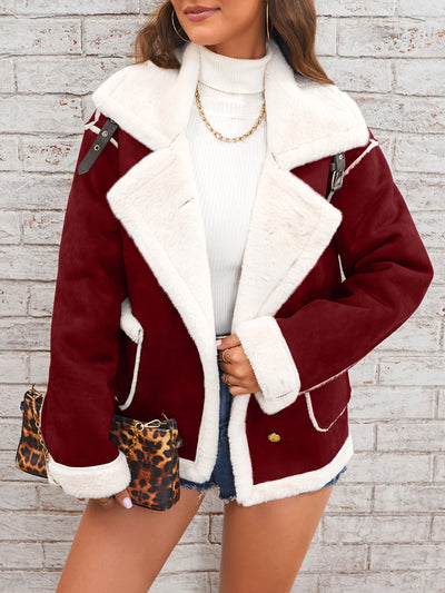 Chaqueta Polar con Cuello Tipo Polo - Abrigo Casual para Invierno - Image 11
