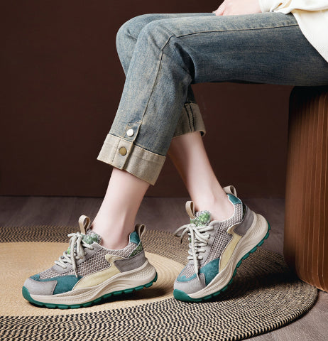 Tenis Retro Casual de Suela Suave para Mujer - Image 13