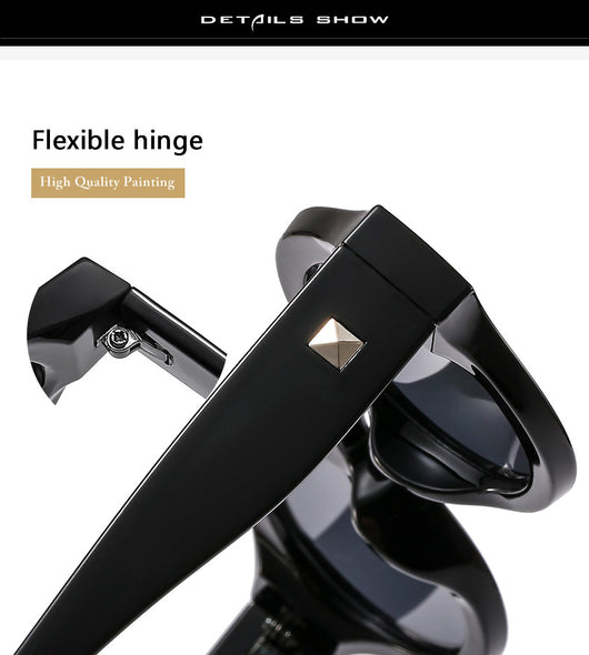 Gafas Retro Montura Pequeña Redonda Carey Marrón - Image 15