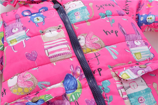 Chaqueta Acolchada con Capucha Graffiti Fashion Plus para Niños - Image 8