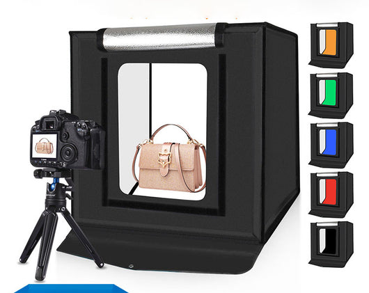 Caja de Luz LED 40CM Plegable para Fotografía Profesional con Regulador de Intensidad - Image 9