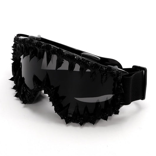 Gafas de Sol Reflectantes con Efecto Resina Brillante - Estilo Hip-Hop Rock - Image 8