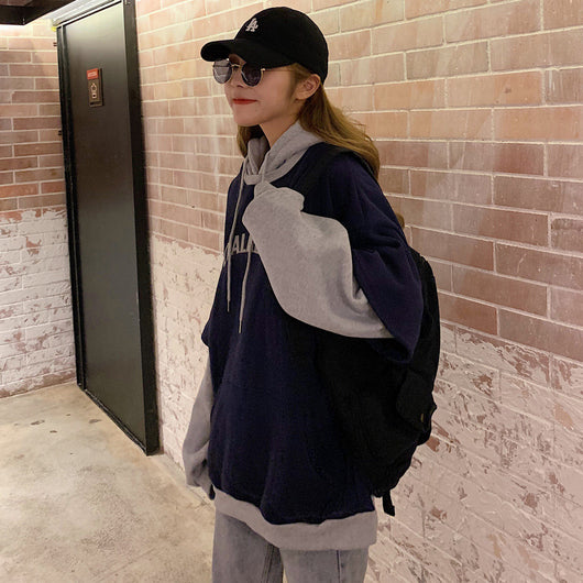 Suéter Deportivo Dos Texturas con Capucha para Mujer - Image 8
