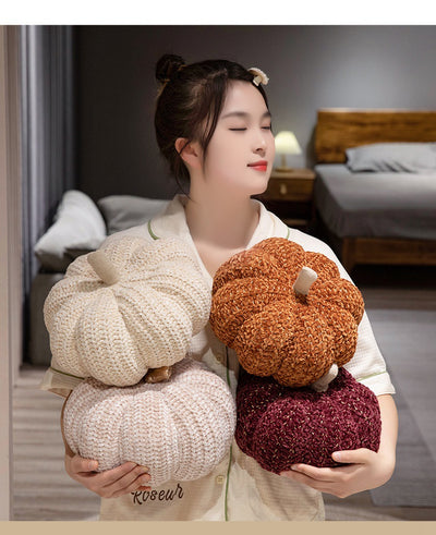 Almohada Decorativa Sofá Pequeña con Diseño de Calabaza para Sala - Image 16